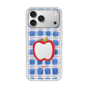 Ốp điện thoại cứng hình quả táo graffiti từ tính cho iPhone 17 Pro 16 Pro 15 14 Max Vỏ bảo vệ mờ mờ mờ trong suốt