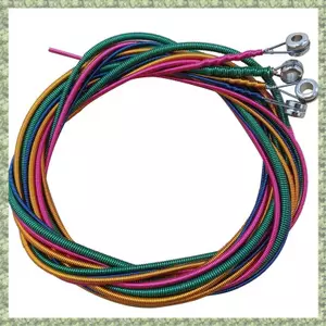 Dây Đàn Guitar Điện 1.2M Lõi Thép Hợp Kim Cuộn Dây 4 Dây Bộ Dụng Cụ Thay Thế Phụ Kiện