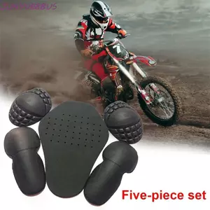 JUNYUE88US Xe Máy Bảo Vệ Màu Đen Motocross Áo Khoác Xe Máy Lót Bảo Vệ Xe Máy Khuỷu Tay Giáp Có Thể Tháo Rời Xe Máy Bảo Vệ Lưng