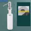 <cosyh>Stainless Steel Soap Dispenser Extension: sturdy Pump for Effortless Cleaning!
