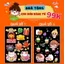 Decal trang trí quán nước hình ly-Trà sữa trà dâu, sinh tố, cà phê,rau má,trà sữa,Sticker,dán tường, tủ, kính,in theo yc