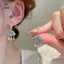 1 Đôi Bông Tai Đám Mây Dễ Thương Pha Lê Xanh Mưa Mây Thả Bông Tai Thẩm Mỹ Kawaii Zircon Tai Bule Bông Tai Quà Tặng Trang Sức Năm Mới [Mina]