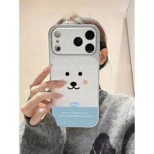 Ốp lưng iPhone 17air 16plus gấu hoạt hình, chống trầy bền đẹp ưu đãi hot trend hiện nay
