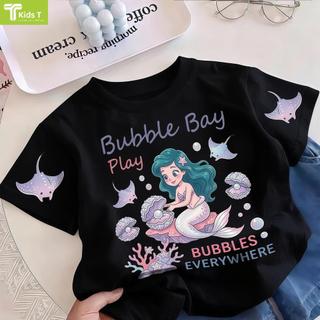 COD✅ (Hồ Chí Minh)Kids T Mall Áo phông tay ngắn In hình hoạt hình Áo Kiểu rộng và ấn tượng Trẻ em thời trang #VN859