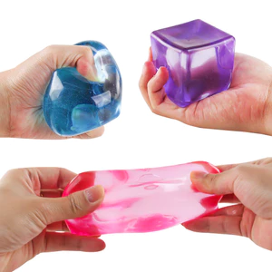 Đồ chơi bóp khối thạch mờ đầy màu sắc Đồ chơi siêu mềm TPR Giảm căng thẳng Fidget dành cho bữa tiệc Giải thưởng lớp học