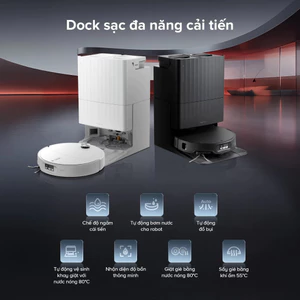 Robot hút bụi lau nhà Roborock Qrevo Edge 2 - Giẻ lau xoay kép - Bảo hành chính hãng 24 tháng