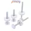 TMOY 1 / 4 Bộ phụ tùng cổng trẻ em M8 M10 màu trắng - Trục xoay & Bu lông vít phù hợp với áp suất cho cổng an toàn TMOY