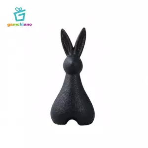Tượng Thỏ Tối Giản Sứ Đơn Sắc Trang Trí Hình Động Vật Trang Trí Để Trang Trí Nhà Cửa Hiện Đại