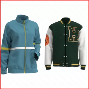YB1 Stranger Things Season 4 Trang Phục Hóa Trang Dây Kéo Nút Cardigan Áo Halloween Trang Trí Bóng Chày Đồng Phục BY1