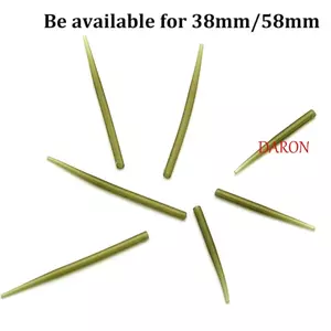 DARON 20 Chiếc Móc Cá, Cao Su Chống Rối Câu Cá Chống Rối Tay Chống Rối, Bền Di Động Đa Năng 39mm / 58mm Định Vị Ống Cá Chép Móc Câu Cá