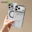 Ốp Điện Thoại Trong Suốt Từ Tính Cho OPPO Reno 15 Pro Max Mini FS 15F 15C 14 Pro 14F 13 13F 12 12F 11 Pro 11F 10 9 Pro 4G 5G Mạ Ống Kính Khung Vỏ Mềm