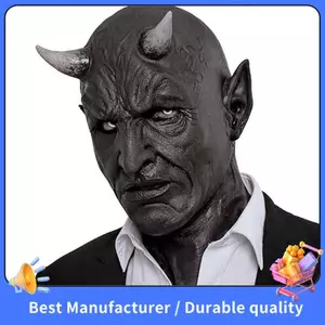 Halloween Đảng Chống Đỡ Tai Nghe Cao Su Quỷ Sừng Mặt nạ Trang Phục Kinh Dị Đáng Sợ Cosplay