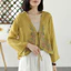 Tươi Văn Học Cổ Điển Dài Tay Retro Thêu Áo Sơ Mi Nhỏ Chống Nắng Quần Áo Phối Nhỏ Trà Quần Áo Áo Sơ Mi 5.26