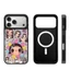 Ốp điện thoại gương từ tính YU Girl cho iPhone 16 15 14 13 Plus 12 11 17 Pro Max 17 Vỏ khí Vỏ chống sốc