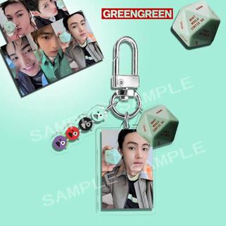 Móc khóa K‑pop dễ thương CORTIS SEONGHYEON album GREENGREEN REDRED KEONHO JUHOON JAME