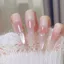 Ngọc Bướm Gradient Nhấp Nháy Mắt Mèo Tính Khí Cao Cấp Làm Trắng Móng Tay Tay Nguyên Chất Miếng Dán Có Thể Tháo Rời