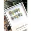 Chanh Sương Mù Hoa Biên Giới Trắng Tính Khí Công Nghiệp Nặng Nhấp Nháy Cao Cấp Niche Zircon Nguyên Chất Handmade Tinh Tế Đeo Móng Tay