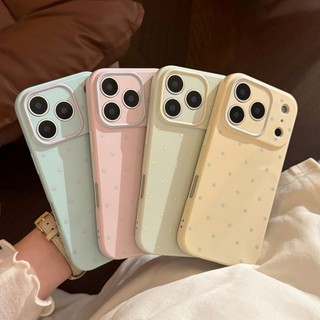 [Sheren] Ốp Điện Thoại Chấm Bi Gió Thích Hợp Cho i17 16 15 14 13 12 11 pro max Vỏ Bảo Vệ Chống Sốc