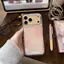 Gradient tim hồng Ứng dụng iPhone 17/16P trường hợp điện thoại 15P xuyên qua 13/14 nổ