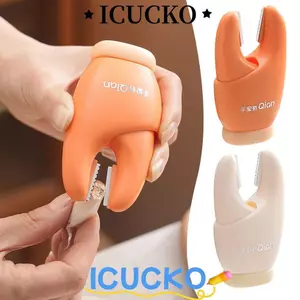 Nhíp gọt vỏ tỏi ICUCKO, Dụng cụ gọt vỏ với Dụng cụ gọt vỏ tỏi, Kẹp tỏi đa chức năng di động