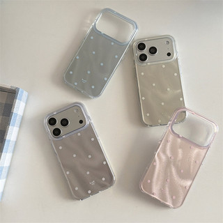 Điểm sóng bốn màu cho iphone17promax 16promax 15promax 15pro iphone15 14promax ốp lưng TPU iphone mới chống bụi