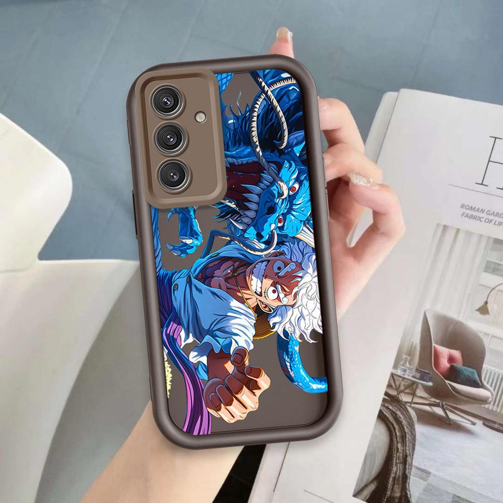 Ốp Lưng Cho Samsung S20 S21 S22 S23 S24 S25 S26 PLUS FE + Phim Hoạt Hình Silicon Bé Gái Mềm Vỏ Điện Thoại TPU One Piece Luffy ZARO Sinh Viên Angel Eye Ốp Lưng Chống Sốc