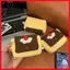 Ví đựng tiền xu sang trọng OLVIDO Cherry Pudding, Hộp đựng thẻ hoạt hình dễ thương, Ví di động mini họa tiết lông tơ mini di động cho tai nghe