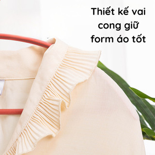 Móc Treo Quần Áo Sang Trọng Chống Trượt, Móc Phơi Vai Cong Liền Mạch Bo Tròn Không Vết Lằn, Chịu Lực Tốt