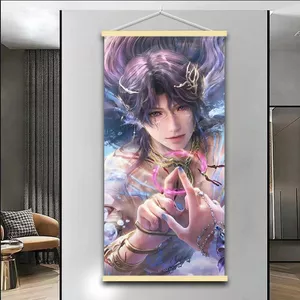 Tình Yêu Và Không Gian Sâu Cuộn Tranh Hai Chiều Qi Yu Thần Hợp Thời Trang Haruka Qili Moria Poseidon Trang Trí 5.29