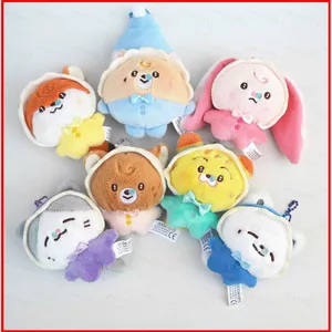 BH2 NCT DREAM x LINE FRIENDS Dreamiez BABY Series Plushie Móc khóa Kawaii Pyjama Phong cách Linh vật Túi Charm HB2
