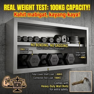 Tủ đựng đồ đa năng treo tường inox Tủ bếp đa năng Chống bụi 360° và bền bỉ Tủ để đồ nhà bếp Có thể chịu tải trọng 300kg