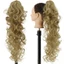 THEGIRL8B Tóc Giả Nối Dài Đuôi Ngựa Hình Móng Vuốt, Bộ Tóc Xoăn Tổng Hợp Dài, Hợp Thời Trang Với Kẹp Kẹp Giả Sóng Sâu Đuôi Ngựa Cho Nữ