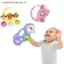 MỚI 1 / 7 Chiếc Sơ Sinh Cảm Giác Miếng Dán Trò Chơi Phát Triển Cho Bé Lục Lạc Đồ Chơi Giáo Dục Trẻ Sơ Sinh Đồ Chơi Cho 0 6 12 Tháng SKY