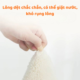 Thảm Lau Chân Nhà Tắm Hoạt Hình Cashmere, Thảm Chùi Chân Lông Cừu Mềm Mại Thấm Hút Nước 40x60CM