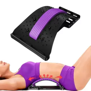 Có thể điều chỉnh Thắt lưng Cáng Bấm huyệt Máy mát xa lưng Thư giãn eo Bảng giải nén cột sống