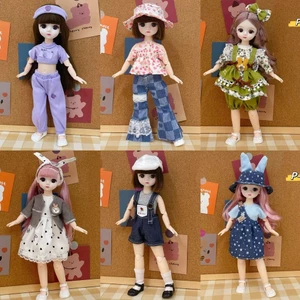 Cao Cấp 6 Điểm 30cm Búp Bê Bé Công Chúa Nhỏ Bộ 20 Khớp BJD Bé Gái Quà Tặng Sinh Nhật Đồ Chơi