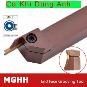 Cán tiện cắt rãnh mặt đầu lắp mảnh chip cắt 3mm thông dụng màu nâu đỏ loại cán xịn