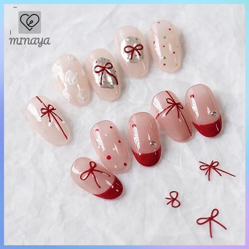 [MINAYA] Khuôn Nơ 3D Khắc Tấm Dập Làm Móng Tay Nghệ Thuật Trang Trí DIY Thiết Kế Móng Tay Silicon Khuôn Nghệ Thuật Mẫu Cho Móng Tay Quyến Rũ VN