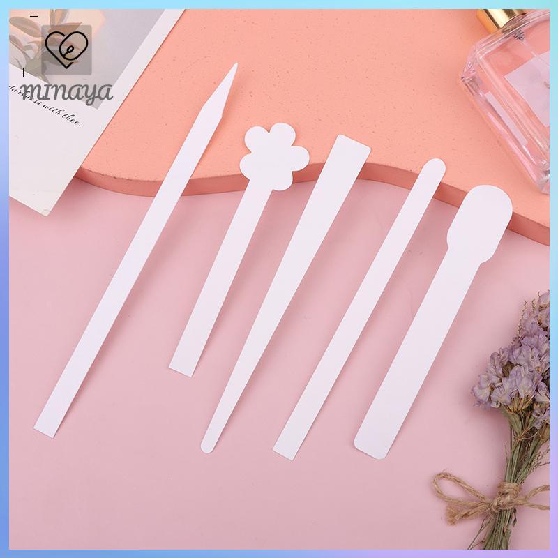 [MINAYA] 100 Cái / lốc Kiểm Tra Đầu Tròn Nước Hoa Thử Nghiệm Dải Giấy Hình Hoa VN