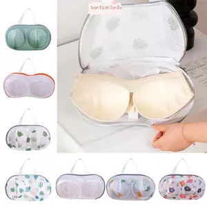 Túi lưới áo ngực ITRUMPET, Túi giặt áo ngực chống biến dạng thoáng khí, Sáng tạo có tay cầm Áo ngực chống gió hoạt hình Túi giặt bảo vệ gia đình & du lịch