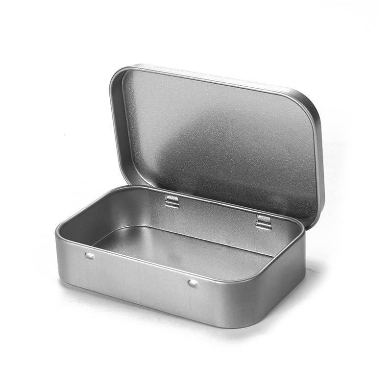 AN.MART Hộp thiếc mini nắp trượt kim loại, bảo quản trang sức, thuốc, mỹ phẩm, di động, tổ chức