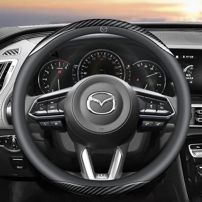 Vỏ vô lăng Mazda Mazda Mazda 3 CX5 2 6 CX30 RX7 5 CX3 RX8 323 BT50 CX7 CX8 MX5 CX9 Vỏ vô lăng da Phụ kiện