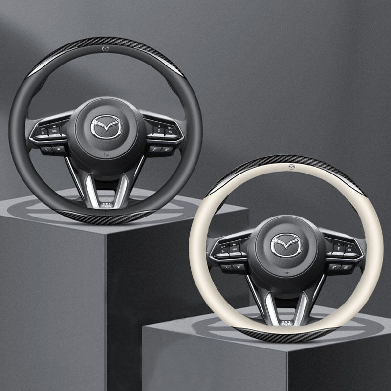 Vỏ vô lăng Mazda Mazda Mazda 3 CX5 2 6 CX30 RX7 5 CX3 RX8 323 BT50 CX7 CX8 MX5 CX9 Vỏ vô lăng da Phụ kiện