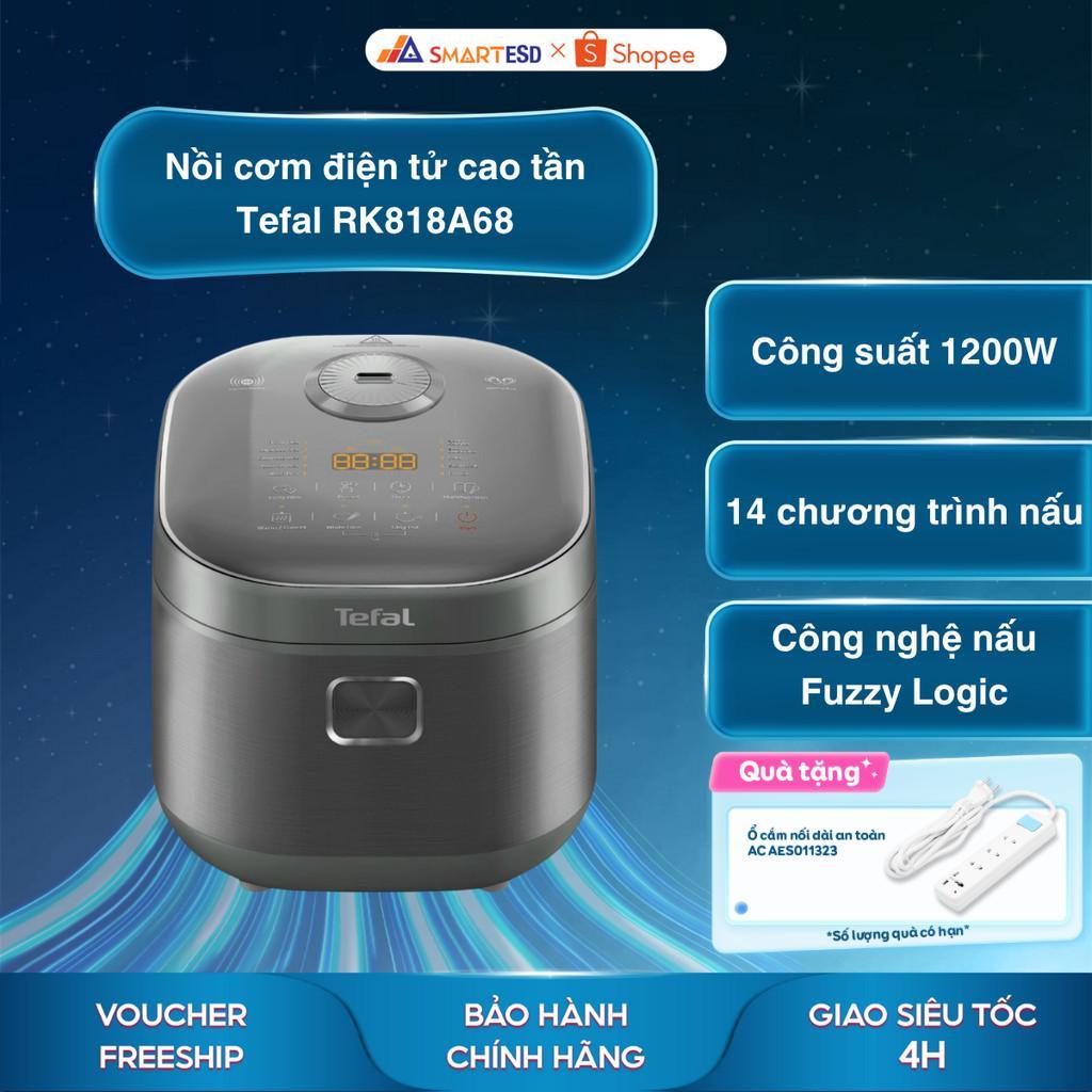 Nồi cơm điện tử cao tần Tefal RK818A68 1.8L - Bảo hành chính hãng 24 tháng [Hỏa tốc HCM]