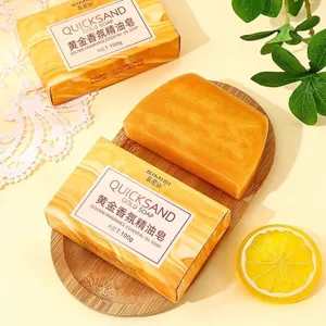 Xà Phòng Simisi Vàng Hương Thơm Tinh Dầu Xà Phòng Rửa Mặt Tắm Hương Thơm Trẻ Hóa Hộ Gia Đình Làm Sạch Cơ Thể Xà Phòng Vàng