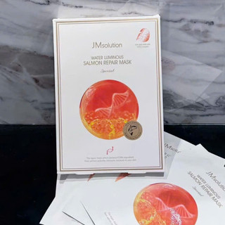[FreeShip] Mặt Nạ Trứng Cá Hồi JM Solution Water Luminous Salmon Repair Mask 40ml Heri Skin
