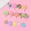 PNPIA- 10 Cái Màu Ngẫu Nhiên Đất Sét Mềm Mô Phỏng Lollipop Quyến Rũ Mặt Dây Chuyền Dành Cho Nữ Bé Gái DIY Nelace Bông Tai Phụ Kiện Trang Sức