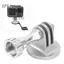 apill Universal Aluminium Oy Đế dành cho máy ảnh hành động Giao diện phụ kiện máy ảnh thể thao 1/4in S đa năng Tương thích với nhiều loại áo ngực Bạc Ay (Đỏ)