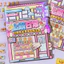 BEABOUT Nhãn dán phong cảnh, Cửa hàng Cảnh 6 cảnh Nhãn dán Sách, PET Die Cut DIY Nhãn dán cảnh thu nhỏ cho trẻ em