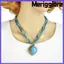 MERIGGIARE Retro Vòng Cổ Nữ Thiết Kế Mặt Dây Thời Trang